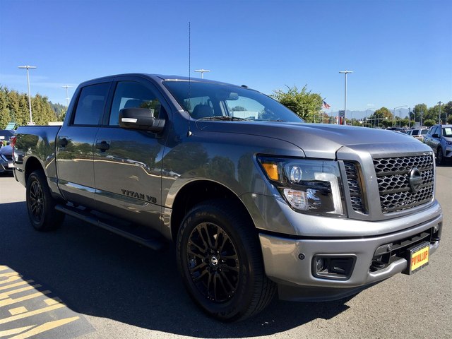 Pre-Owned 2018 Nissan Titan SL Midnight Edition w/ Nav Truck in ...